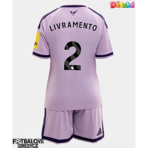 Newcastle United Tino Livramento #2 Dětské Alternativní dres komplet 2026-27 Krátký Rukáv (+ trenýrky)